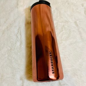Starbucks Pink / Rose Gold Holiday Insulated Cup